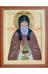Икона Моисей Угрин Печерский писаная, арт ИР-1390