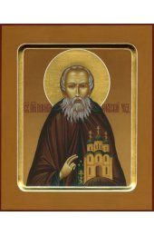 Икона Пафнутий Боровский Чудотворец писаная, арт ИР-1396