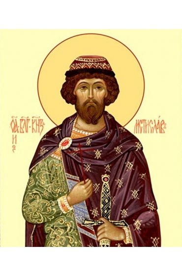 Икона Мстислав благоверный писаная, арт ИР-1480