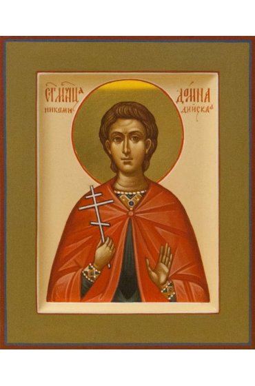 Икона Домна Никомидийская Мученица писаная, арт ИР-0065