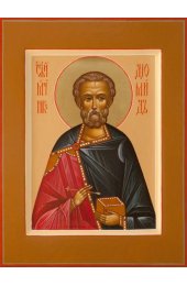 Икона Диомид мученик писаная, арт ИР-0204