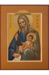 Икона Симеон Богоприимец писаная, арт ИР-0206