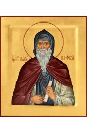 Икона Павел Обнорский писаная, арт ИР-0249