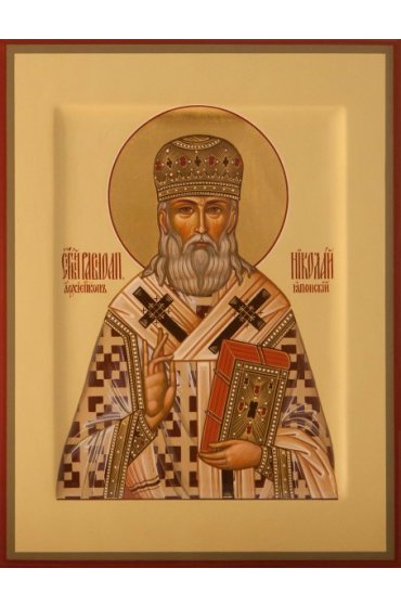 Икона Николай Японский писаная, арт ИР-0253
