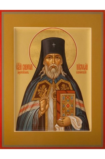 Икона Николай Японский писаная, арт ИР-0254