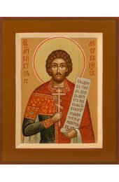Икона Виктор Месукевийский Мученик писаная, арт ИР-0276