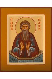 Икона Даниил Столпник писаная, арт ИР-0285