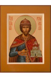 Икона Роман Рязанский писаная, арт ИР-0287