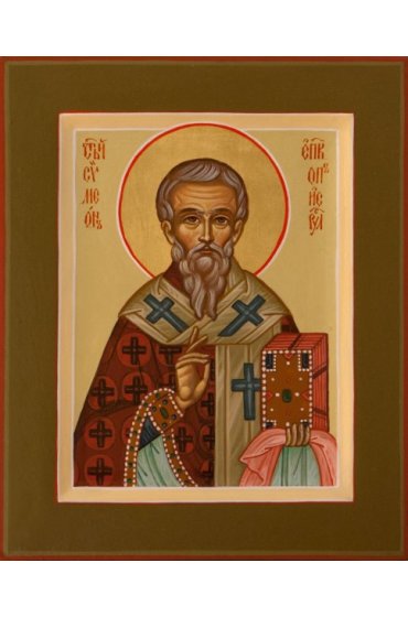 Икона Симеон Иерусалимский святитель писаная, арт ИР-0297