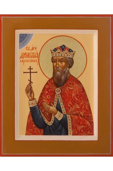 Икона Димитрий князь Скепсийский Мученик писаная, арт ИР-0298