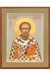 Икона Георгий Константинопольский святитель писаная, арт ИР-0402