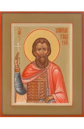 Икона Константин Грузинский Мученик писаная, арт ИР-0418