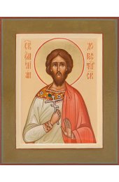 Икона Емилиан Доростольский Мученик писаная, арт ИР-0433