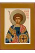 Икона Георгий Победоносец писаная, арт ИР-0457