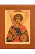 Икона Георгий Победоносец писаная, арт ИР-0568
