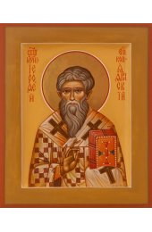 Икона Иерофей Преподобный писаная, арт ИР-0629