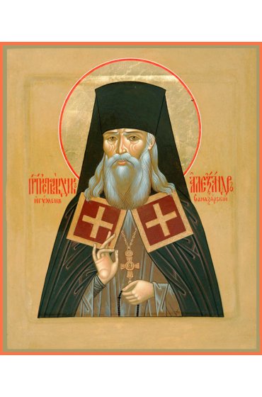 Икона Александр Санаксарский писаная, арт ИР-0858