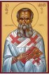 Икона Афанасий Великий Александрийский писаная, арт ИР-0955