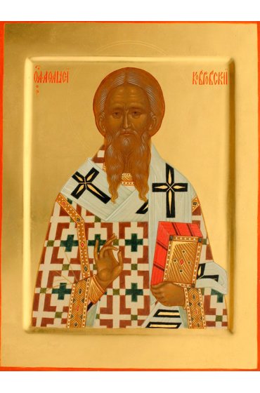 Икона Афанасий Ковровский писаная, арт ИР-0957