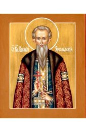 Икона Василий Ярославский писаная, арт ИР-0986