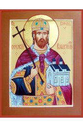 Икона Владислав Сербский писаная, арт ИР-1001