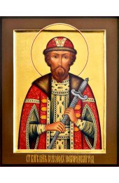 Икона Всеволод Новгородский писаная, арт ИР-1022