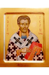 Икона Герман Константинопольский писаная, арт ИР-1037