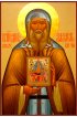 Икона Далмат Исетский преподобный писаная, арт ИР-1040