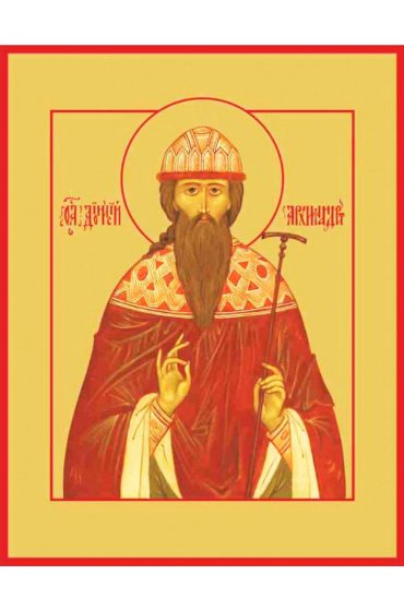 Икона Дионисий Радонежский писаная, арт ИР-1059