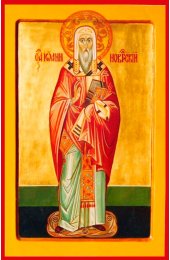 Икона Иоанн Новгородский писаная, арт ИР-1090