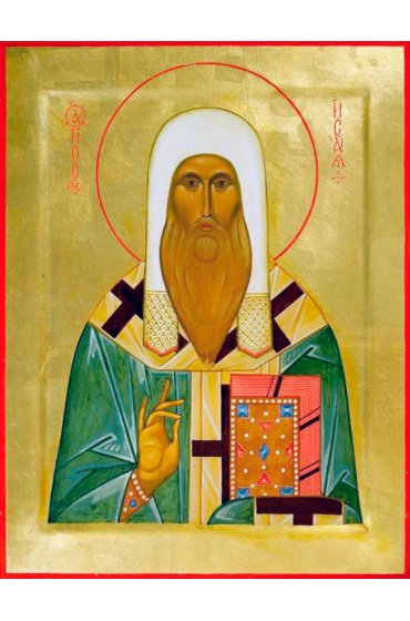 Икона Исаия Ростовский писаная, арт ИР-1103