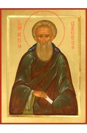 Икона Кирилл Белоезерский писаная, арт ИР-1108