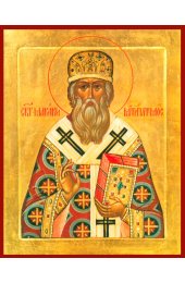 Икона Макарий Московский митрополит писаная, арт ИР-1121