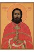 Икона Михаил Омский Пятаев писаная, арт ИР-1134