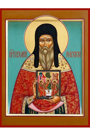 Икона Пахомий Нерехтский писаная, арт ИР-1155