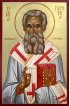 Икона Парфений Лампсакийский писаная, арт ИР-1161