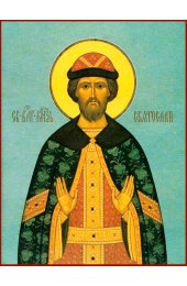 Икона Святослав Благоверный Князь писаная, арт ИР-1182