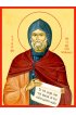 Икона Феодосий Тотемский писаная, арт ИР-1218