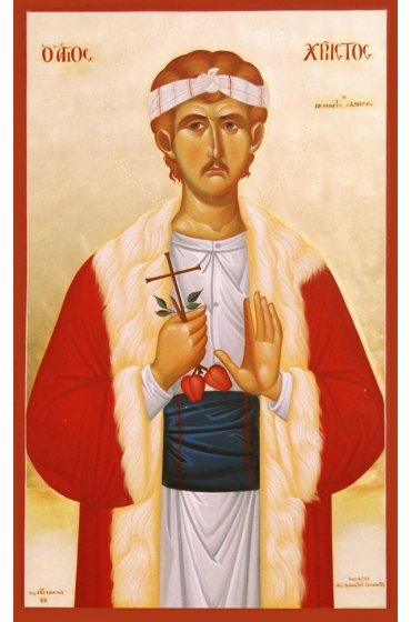 Икона Христос Садовник Мученик писаная, арт ИР-1384