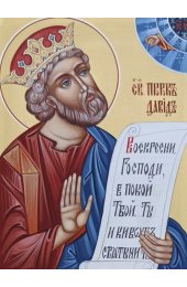 Икона Давид пророк писаная, арт ИР-1448
