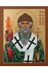 Икона Спиридон Тримифунтский писаная, арт ИР-1454