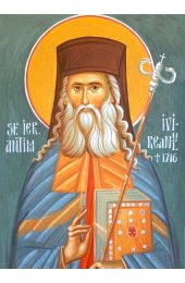 Икона Анфим Иверянин писаная, арт ИР-1469