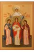Икона Вера, Надежда, Любовь и мать их София писаная, арт ИР-0123