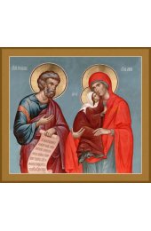 Икона Иоаким и Анна праведные писаная, арт ИР-1349