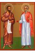 Икона Авдий и Варлаам Пророки писаная, арт ИР-0773