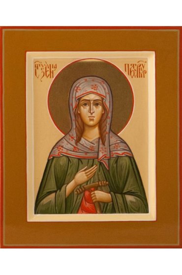 Икона Ксения Петербуржская писаная, арт ИР-0032