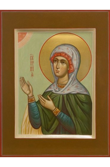 Икона Иуния (Юния) Праведная писаная, арт ИР-0039