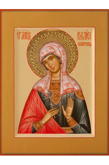 Икона Калиса Коринфская Мученица писаная, арт ИР-0127