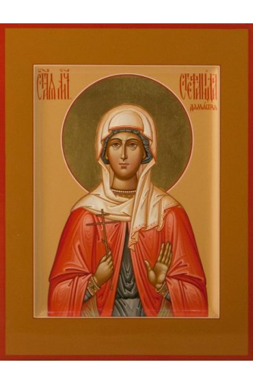 Икона Стефанида Дамасская писаная, арт ИР-0146