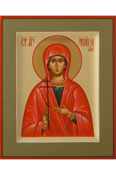Икона Неонилла Сирийская Мученица писаная, арт ИР-0175
